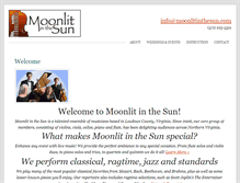 Tablet Screenshot of moonlitinthesun.com